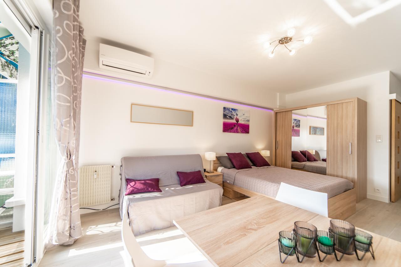 L'Ascot Appartement, plages à 300m, vue hippodrome Cagnes-sur-Mer Esterno foto