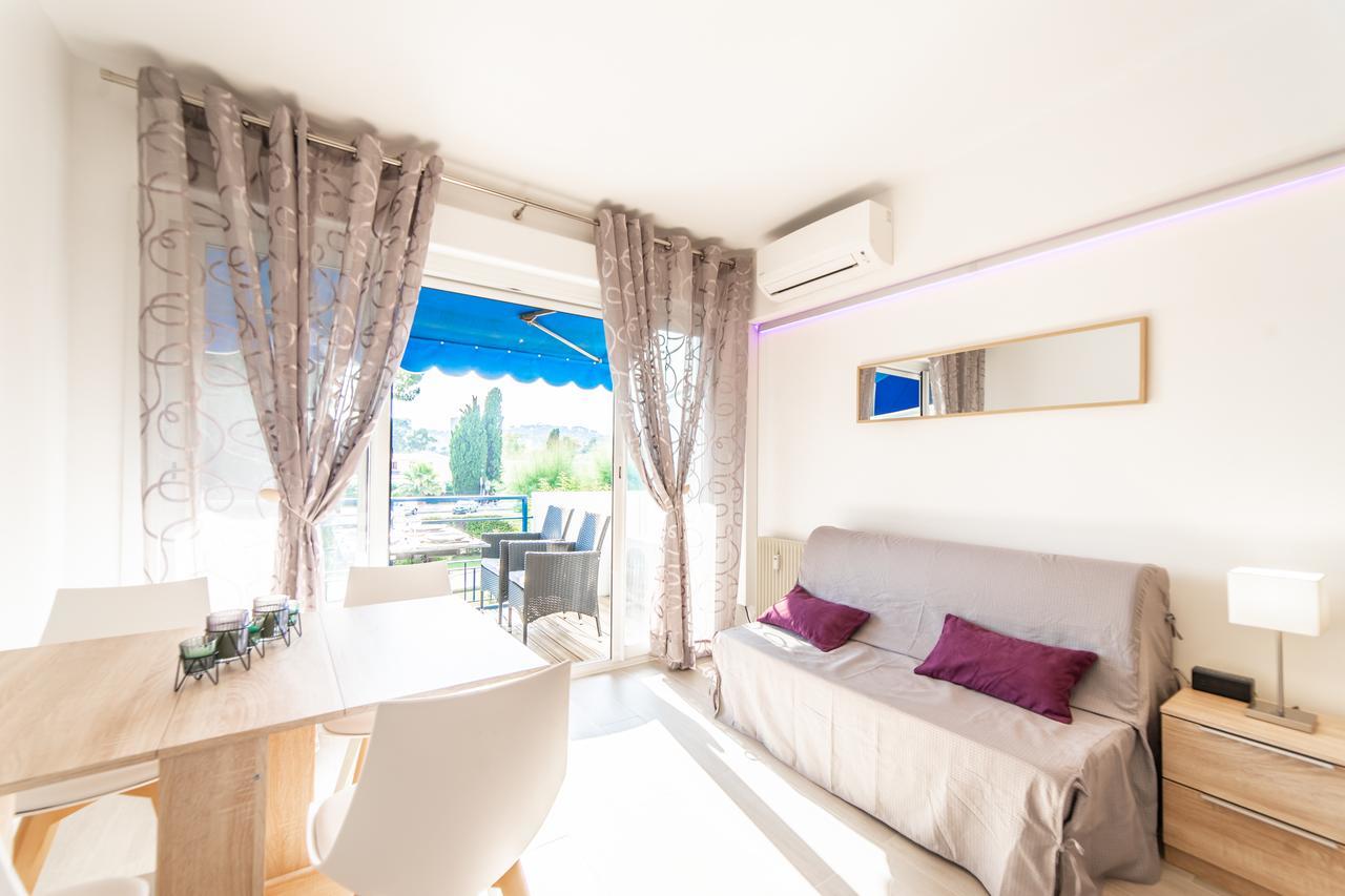 L'Ascot Appartement, plages à 300m, vue hippodrome Cagnes-sur-Mer Esterno foto
