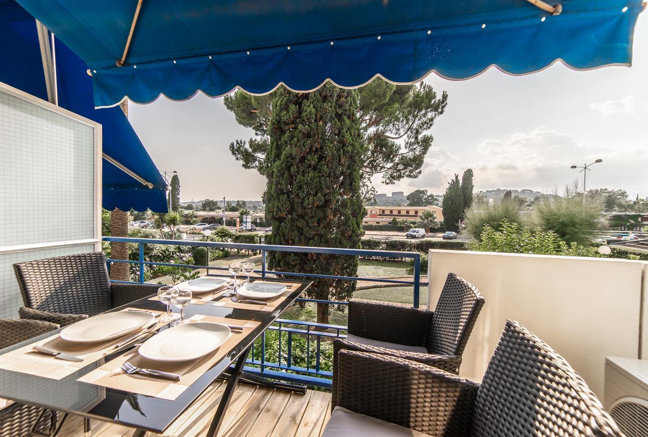 L'Ascot Appartement, plages à 300m, vue hippodrome Cagnes-sur-Mer Esterno foto